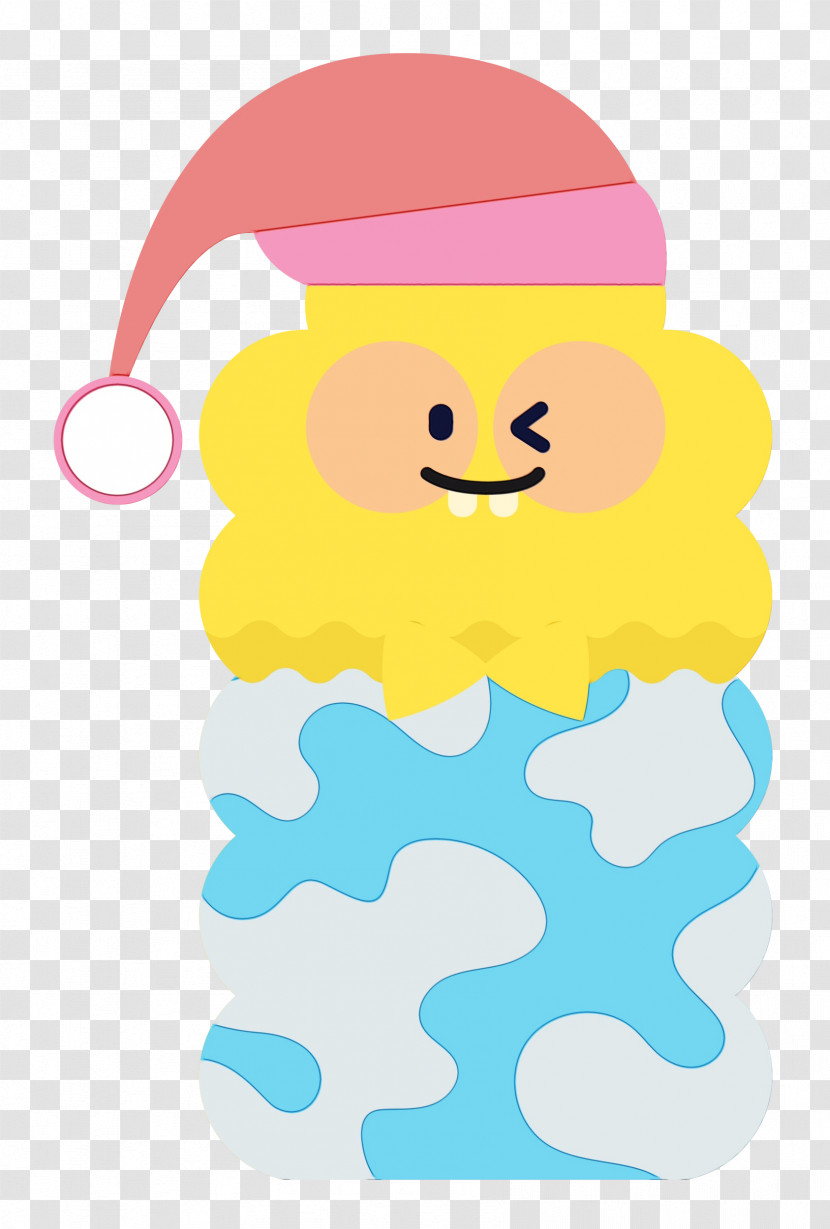 Cartoon Character Yellow Meter Headgear Transparent PNG