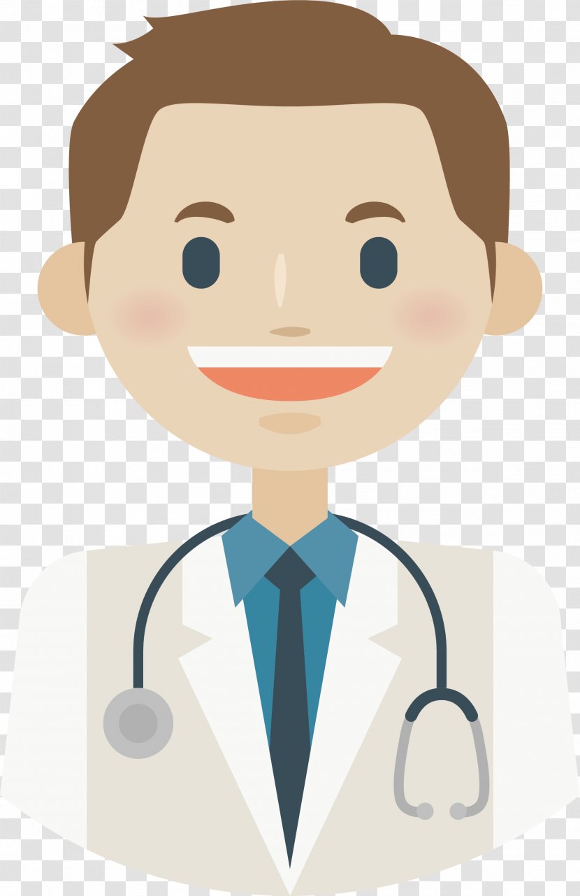 Smile Physician Clip Art - Tree - Smiling Male Doctor Transparent PNG