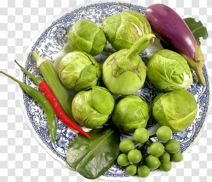 Brussels Sprout Red Cabbage Broccoli Vegetable - Vegetables Material Transparent PNG