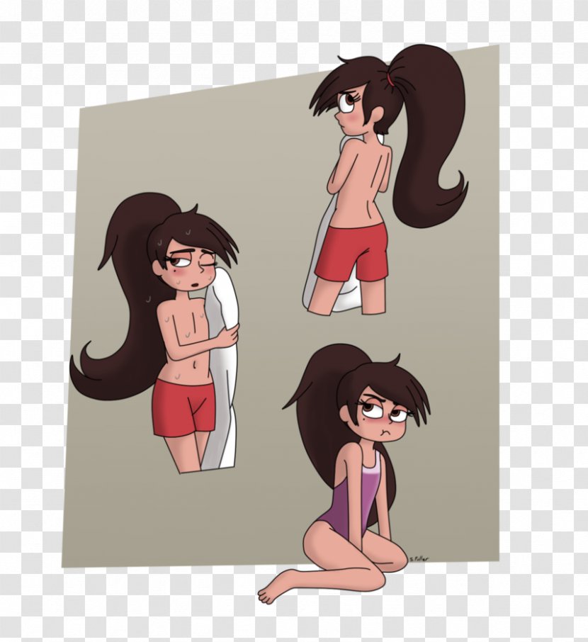 Marco Diaz Cross-dressing Trans Woman Tranny Character - Frame - Flower Transparent PNG