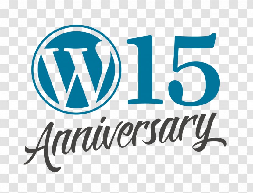 WordPress.com Blog Anniversary Party - Blue - WordPress Transparent PNG