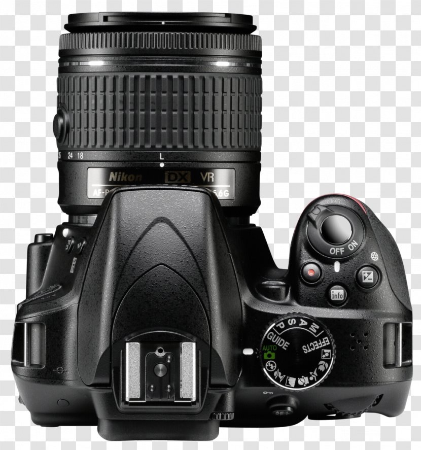 Nikon D40x D60 D3400 Digital SLR - Camera Lens Transparent PNG