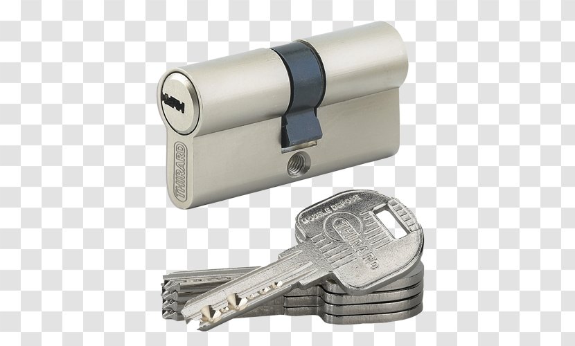 Cylinder Barillet Goupille Lock Nickel - Hardware - SERRURE Transparent PNG