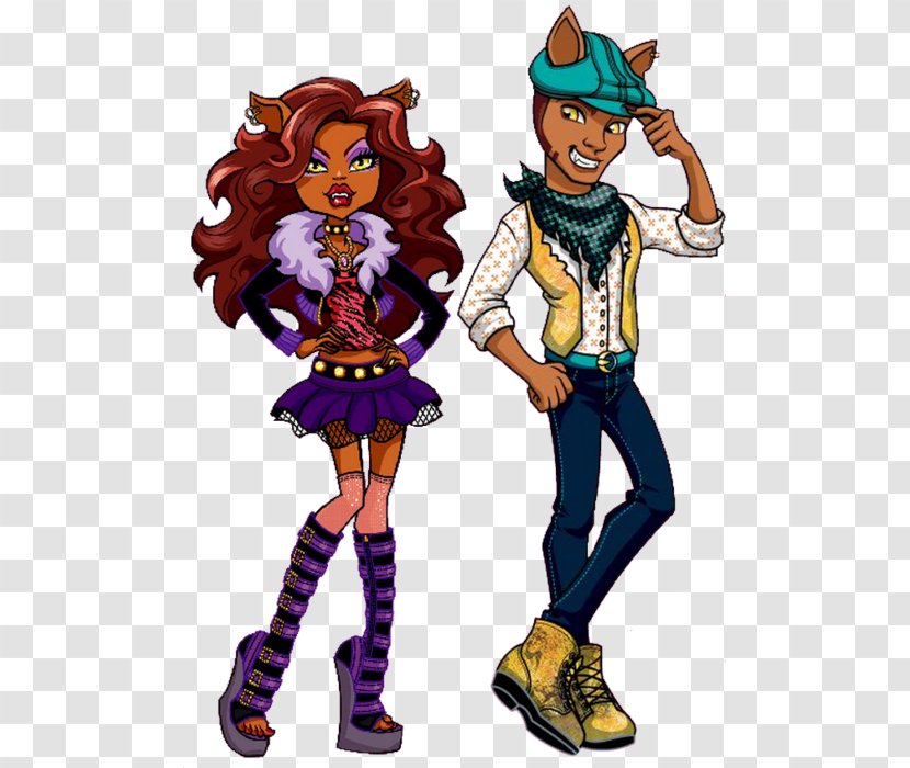 Monster High Clawdeen Wolf Doll Frankie Stein Original Gouls CollectionClawdeen - Coloring Book Transparent PNG