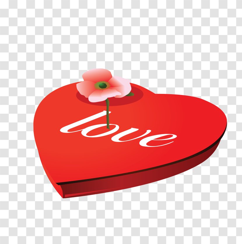 Red Love - Box Transparent PNG