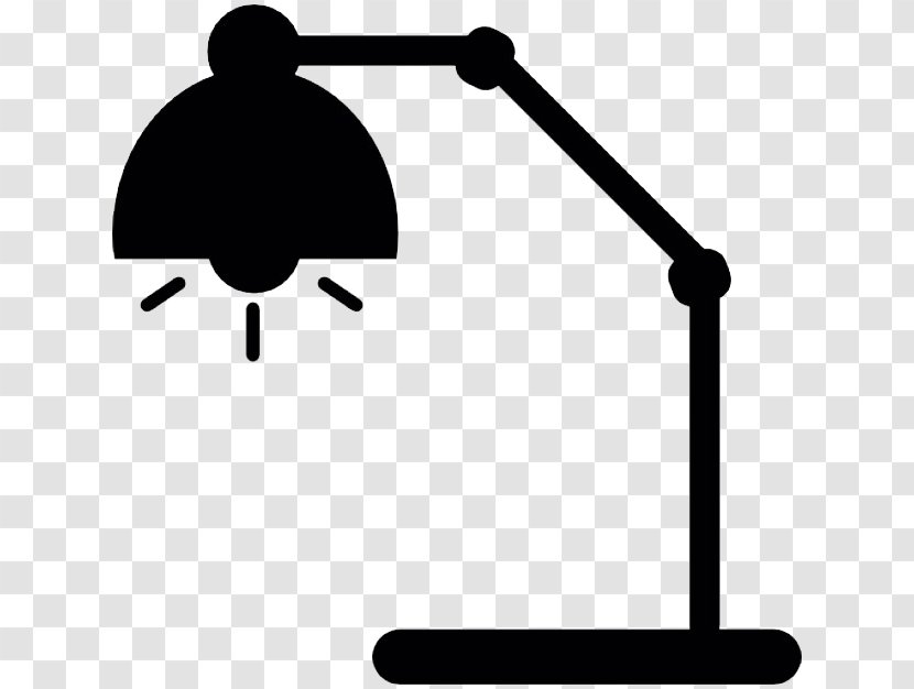 Lampe De Bureau Icon Design - Monochrome Photography - Study Lamp Transparent PNG