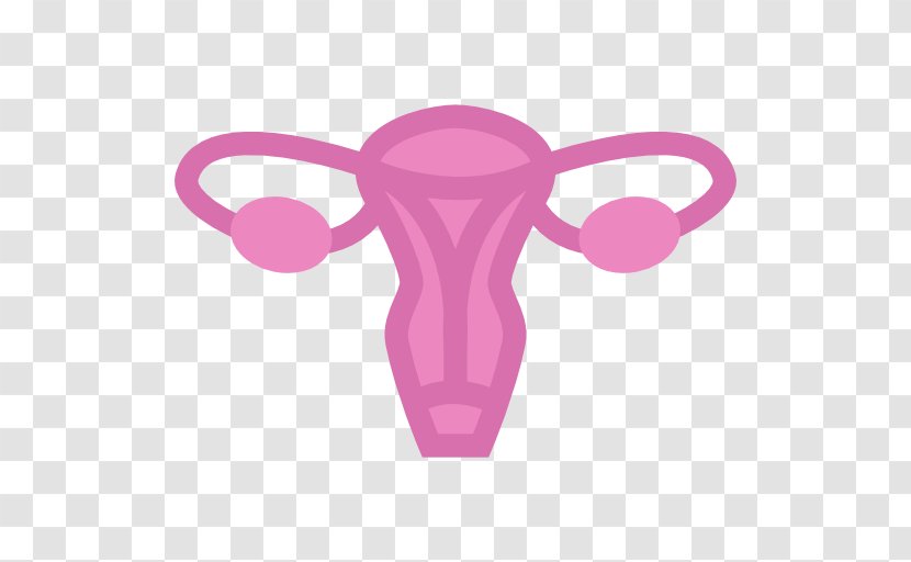 Uterus Icon - Medicine - Pink Transparent PNG