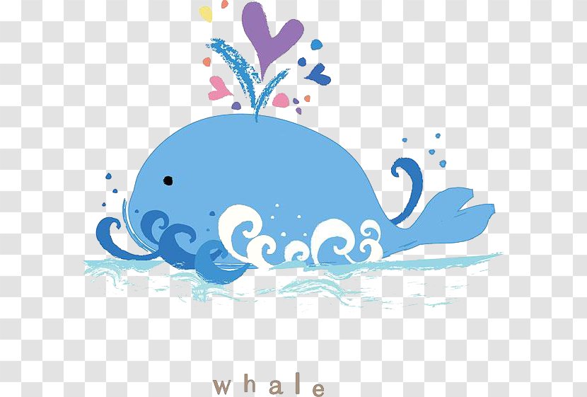 Adobe Illustrator Illustration - Artworks - Blue Whale Transparent PNG