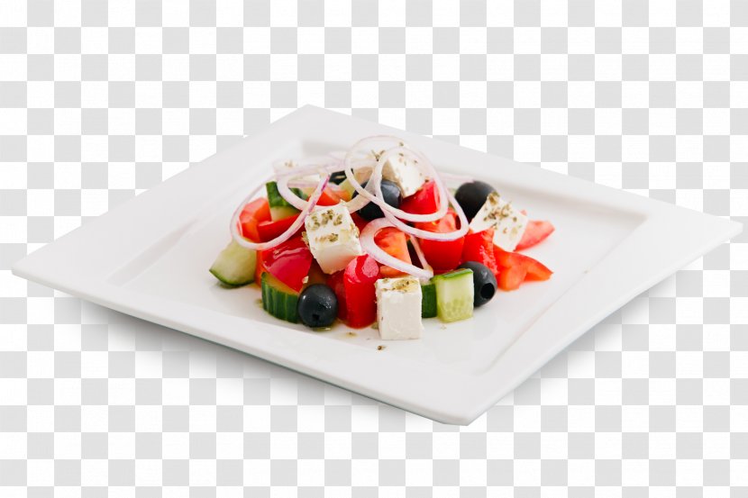 Greek Salad Hors D'oeuvre Caesar Cuisine Smoked Salmon - Recipe Transparent PNG