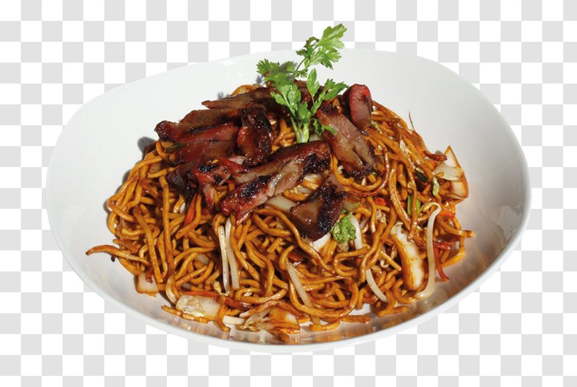 Lo Mein Chow Yakisoba Chinese Noodles Fried - Barbecue Mutton Transparent PNG
