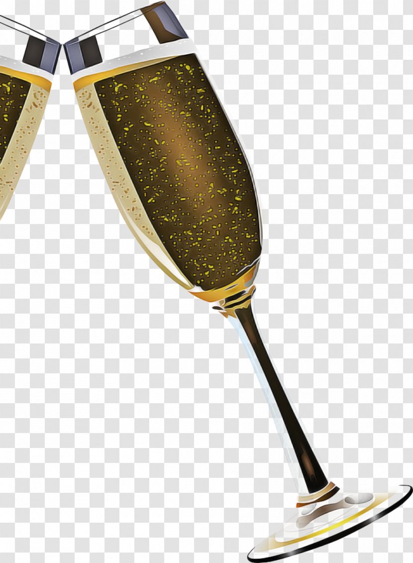 New Years Eve Party - Glass - White Wine Transparent PNG