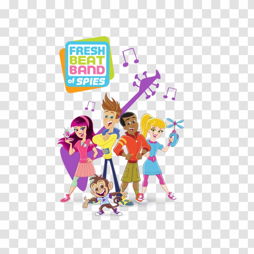 Nick Jr. Television Show Episode Nickelodeon Fresh Beat Band Of Spies - Toy - Season 1Spies Transparent PNG