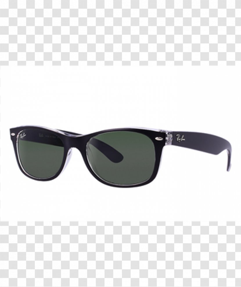 Ray-Ban New Wayfarer Classic Sunglasses Original - Rayban - Black Frame Glasses Transparent PNG