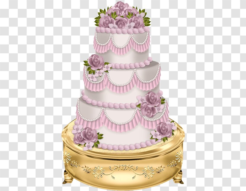 Wedding Cake Cupcake Streusel Clip Art - Royal Icing - Watercolor Transparent PNG