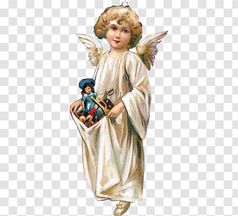 Victorian Era Cherub Angel Bokmärke Santa Claus - Fairy Transparent PNG