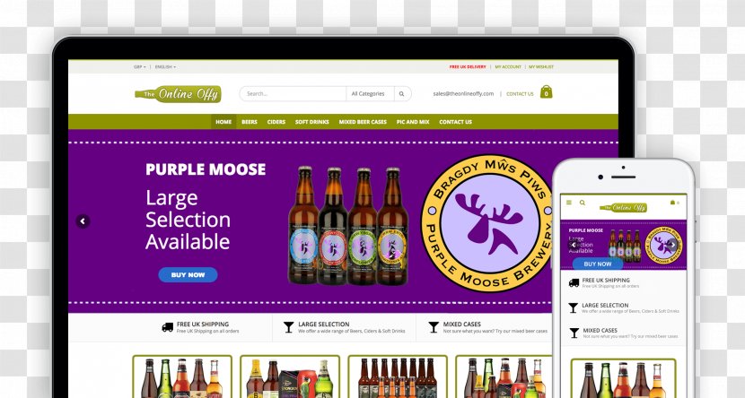 Brand Purple Moose Saloon Web Page Font - Print-ready Letterhead Transparent PNG