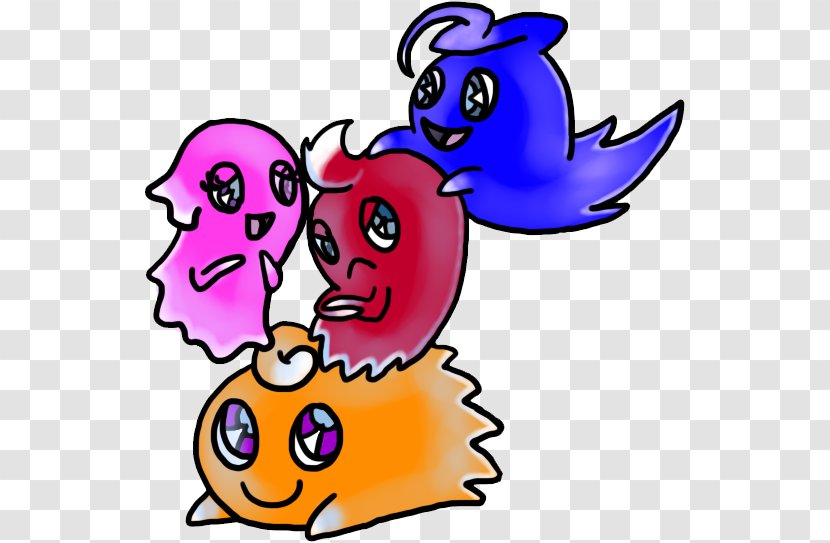 Pac-Man Party Drawing DeviantArt Ghost - Clyde Fc Transparent PNG
