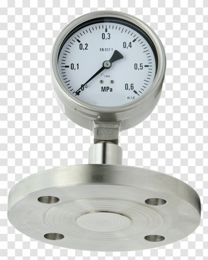 Diaphragm Seal Gauge Manometers - Pressure Sensor Transparent PNG