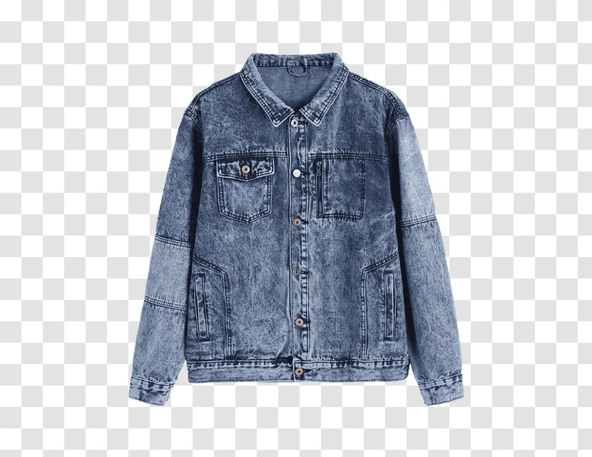 Jean Jacket Denim Coat Jeans - Cotton Transparent PNG