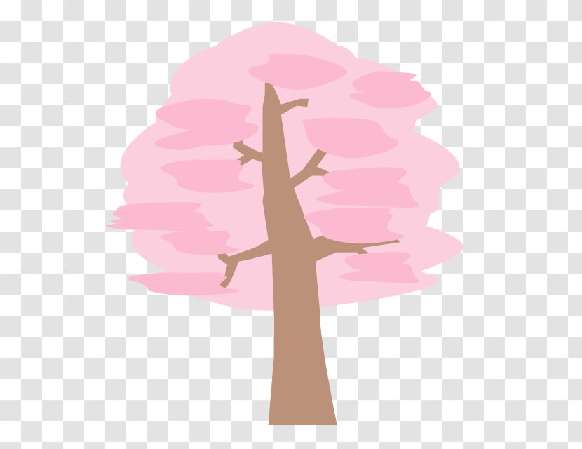 Illustration Clip Art Spring Cherry Blossom Image - Big Tree Material Transparent PNG