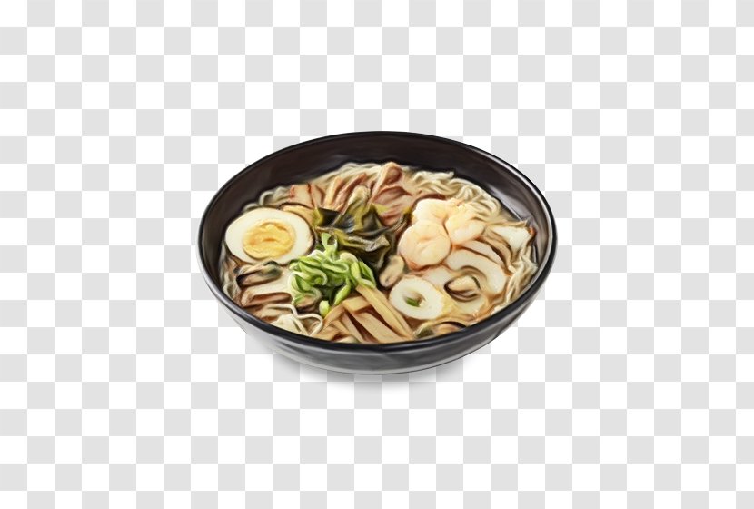 Dish Cuisine Food Udon Ingredient - Asian Soups Ramen Transparent PNG