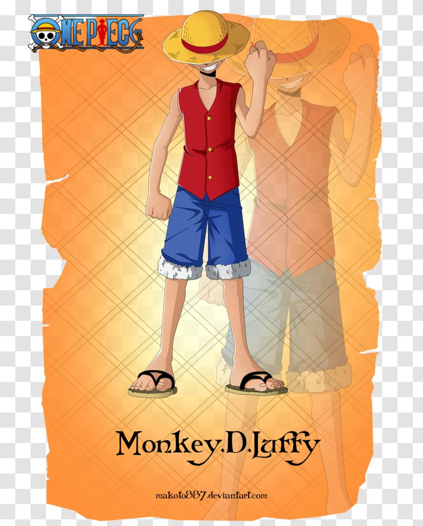 Monkey D. Luffy DeviantArt Human Behavior - Outerwear - Vector Transparent PNG