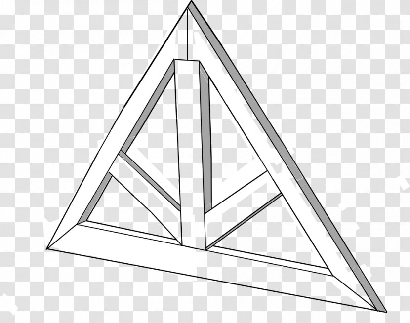 Triangle Circle Point Area - Design M - Trusses Transparent PNG