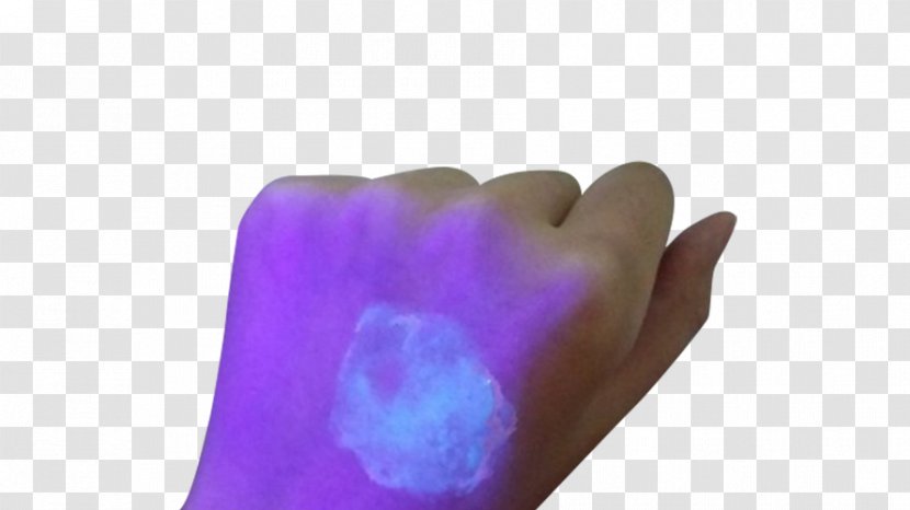 Finger Purple - Violet - Fluorescent Agent Transparent PNG