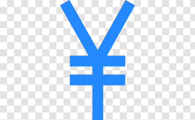 Yuan - Blue - Symbol Transparent PNG