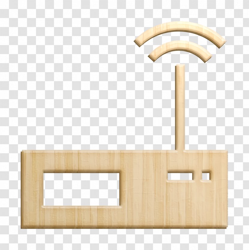 Connection Icon Device Internet - Wifi - Architecture Wood Transparent PNG