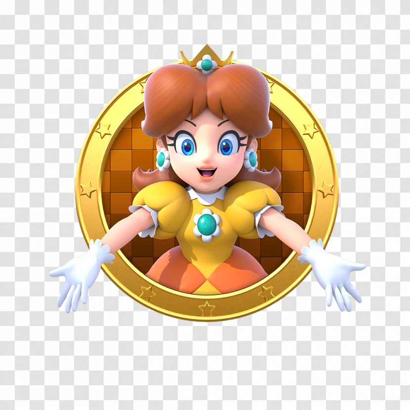 Mario Party Star Rush Bros. Princess Daisy Peach - Toy - Donkey Kong Transparent PNG