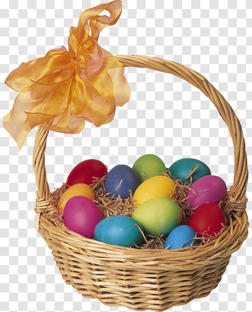 Easter Bunny Resurrection Of Jesus Egg - Gift Basket - Eggs Transparent PNG