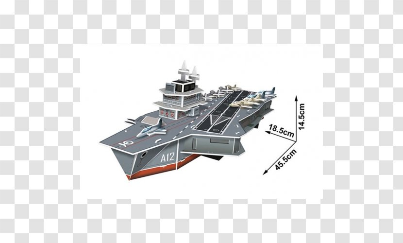 Jigsaw Puzzles French Aircraft Carrier Charles De Gaulle 3D-Puzzle - Airplane Transparent PNG