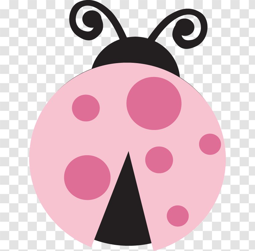 Clip Art Ladybird Beetle Openclipart Little Ladybugs Image - Magenta - Cute Insects Transparent PNG