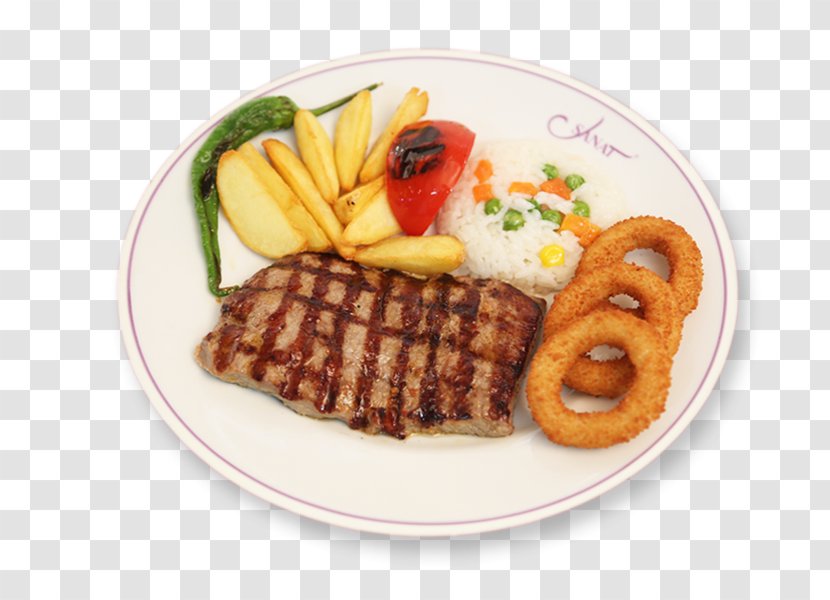French Fries Full Breakfast Junk Food Sirloin Steak Rib Eye - Cuisine - Pepper Transparent PNG