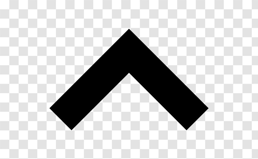 Arrow - Black - Triangle Transparent PNG