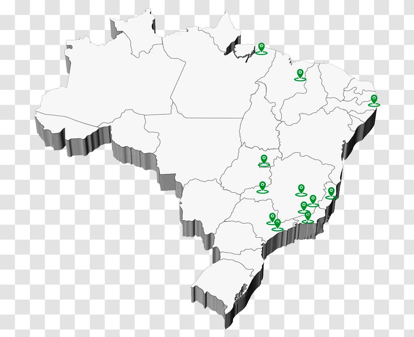 World Map Brazil Image Blank - Depositphotos Transparent PNG
