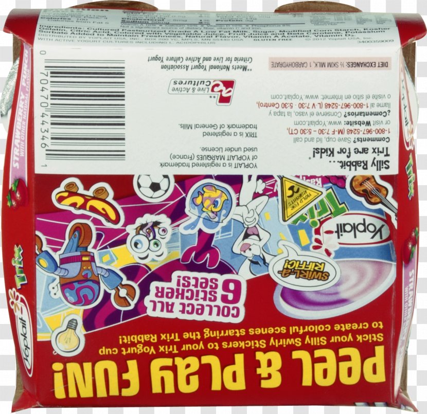 Trix Yoplait Yoghurt Junk Food - Snack Transparent PNG