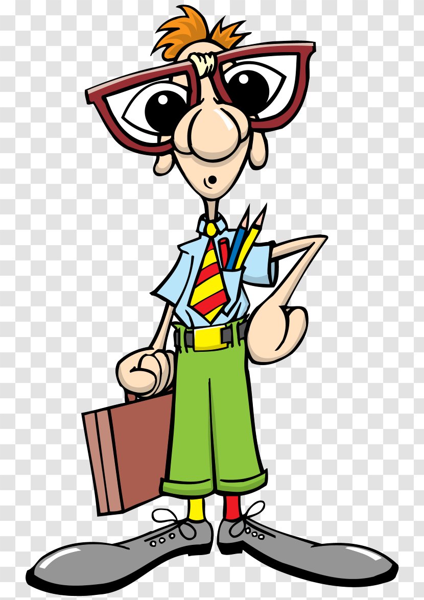 Nerd Geek Cartoon Clip Art - Animation Transparent PNG