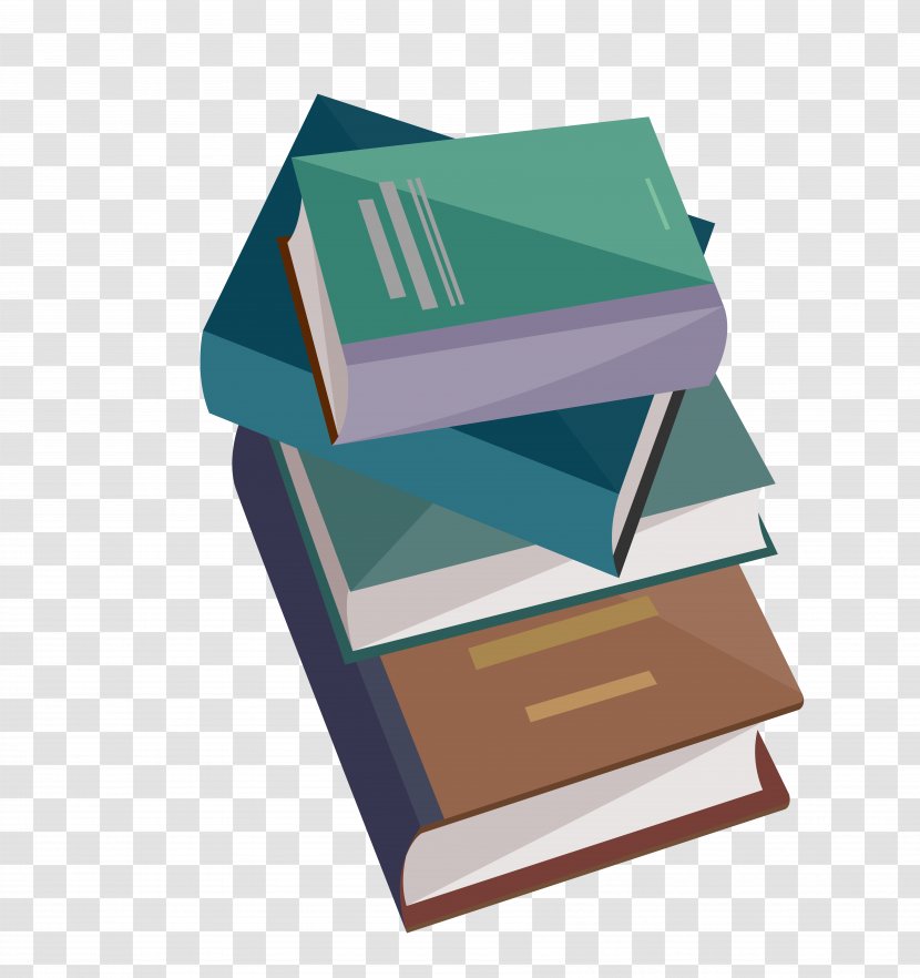 Book Poster Icon - Education - A Thick Pile Of Educational Books Transparent PNG