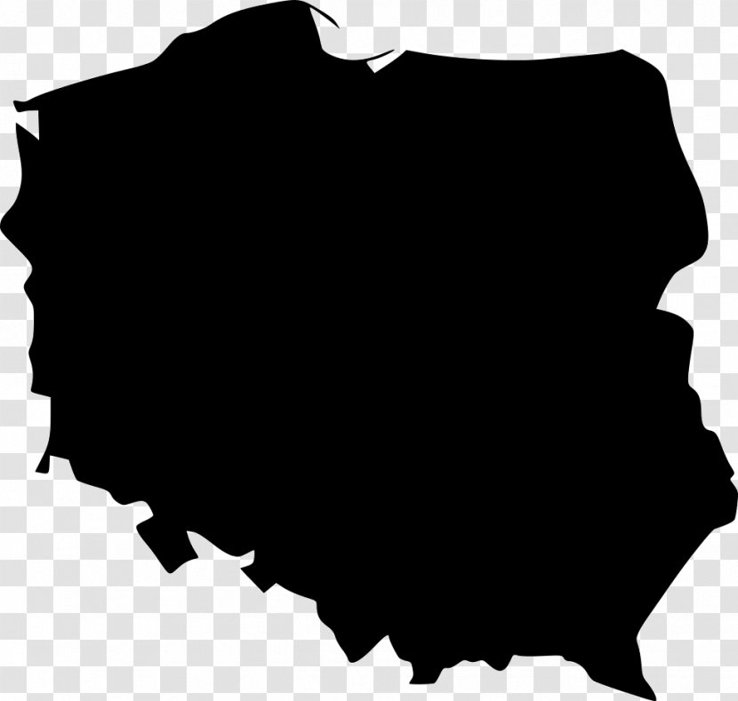 Poland Vector Map - White - Polish Transparent PNG