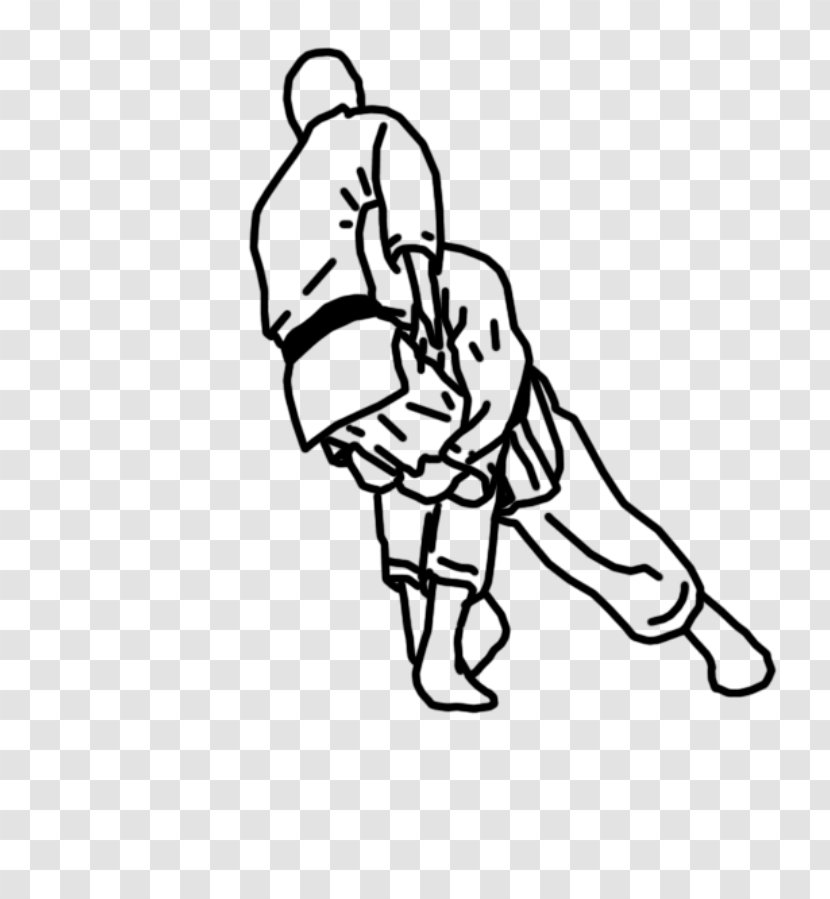 Morote Gari Drawing Karate Clip Art - Encyclopedia - Jud Duang Transparent PNG