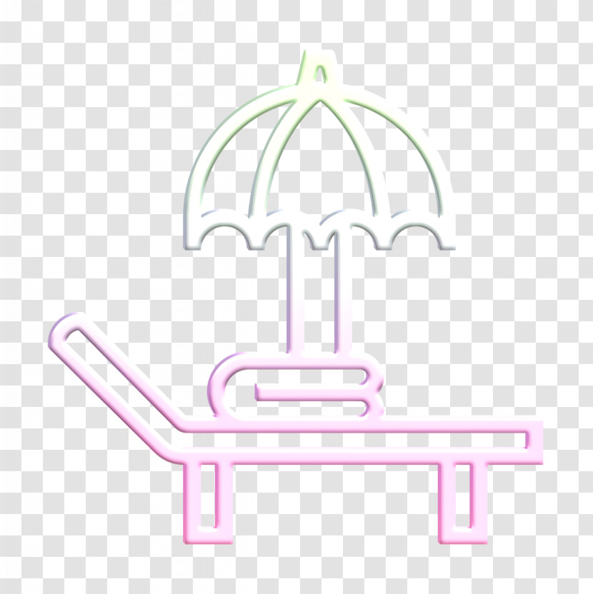 Sunbed Icon Hotel Services Icon Beach Icon Transparent PNG