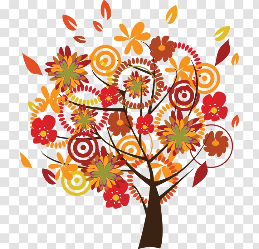 Autumn Tree - Clothing - Sprinkle Flowers To Celebrate Transparent PNG