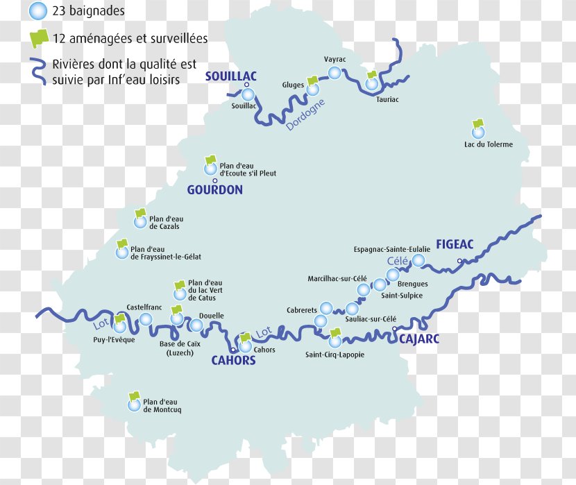 Lac Du Tolerme Océan Bathing Lake Water Resources - Map - Sensation Transparent PNG