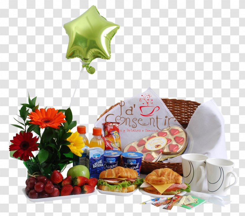 Food Gift Baskets Breakfast Cereal Fruit Orange Juice - Sour Cream Transparent PNG