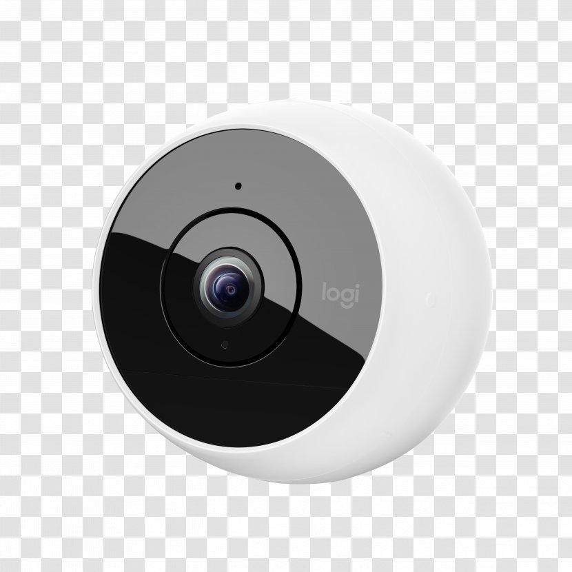 Logitech Circle 2 Combo Pack Wireless Security Camera LOGITECH Smart Home - Lens Transparent PNG