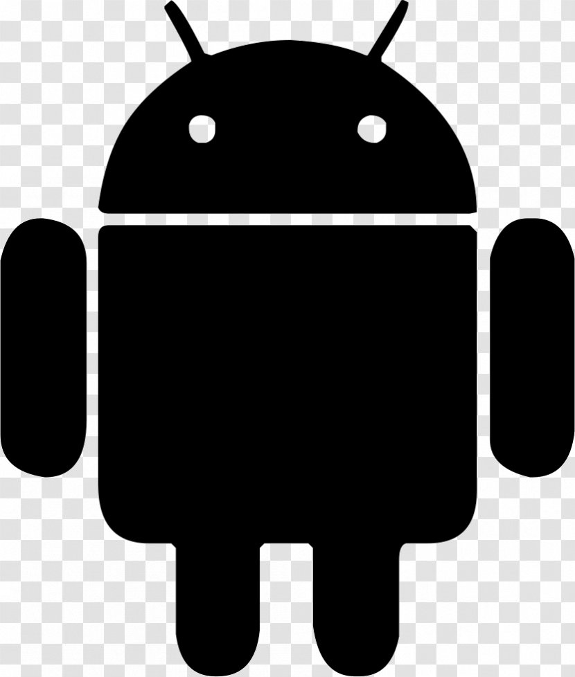 Android - Black And White - Silhouette Transparent PNG