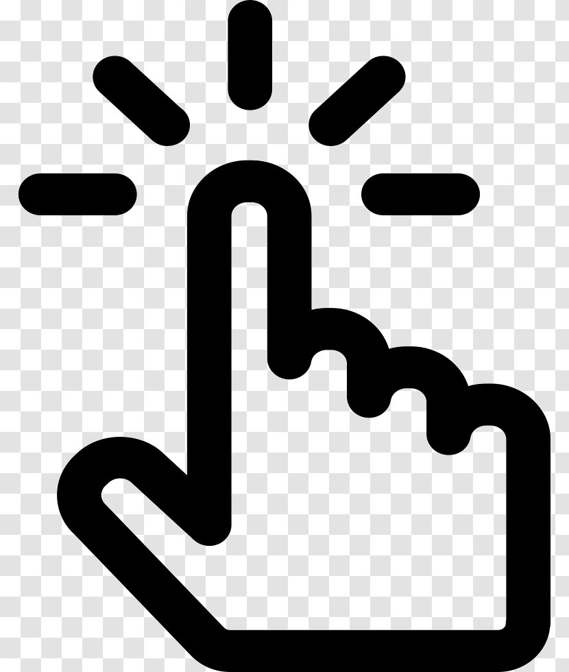 Thumb Signal Symbol Pointer - Text Transparent PNG