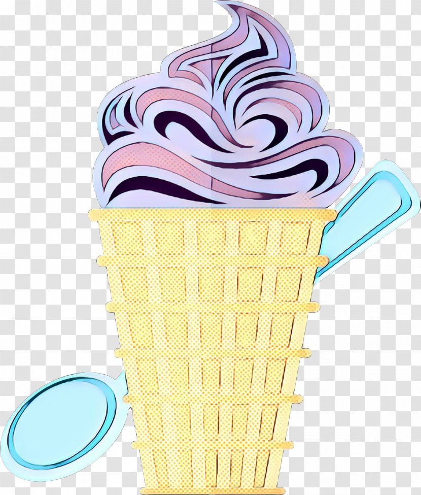 Ice Cream Cones Baking - Cup - Dessert Transparent PNG